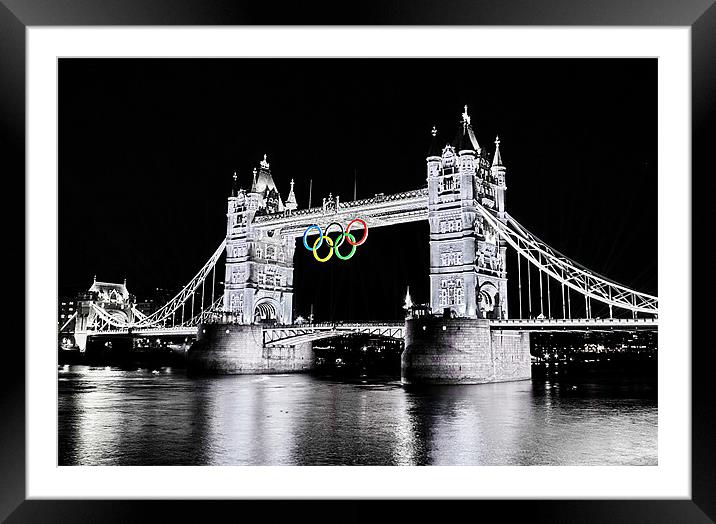 Tower Bridge Framed Mounted Print by Phil Clements