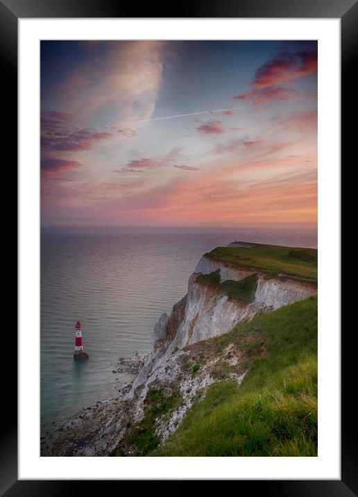 Beachy Head Sunset Framed Mounted Print by Phil Clements