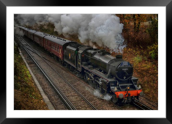 LMS Stanier Class 44871 Framed Mounted Print by Phil Clements