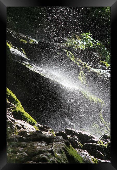 Cascade of Herisson Framed Print by Nick Fulford