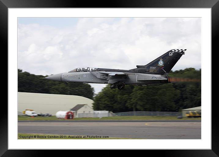 Tornado F3 Framed Mounted Print by Bernie Condon