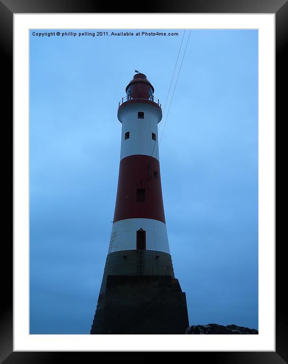 Lighthouse. Framed Mounted Print by camera man