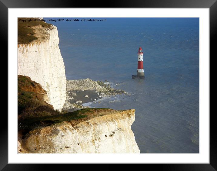 Cliffs edge. Framed Mounted Print by camera man