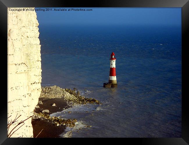 Candle in the sea. Framed Print by camera man