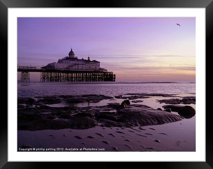 Pier at Dawn Framed Mounted Print by camera man