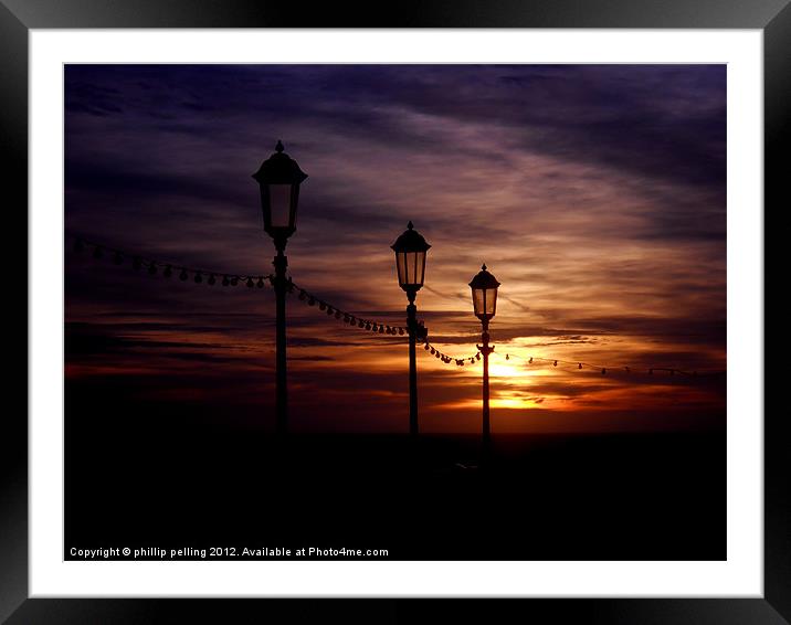 Night lights Framed Mounted Print by camera man