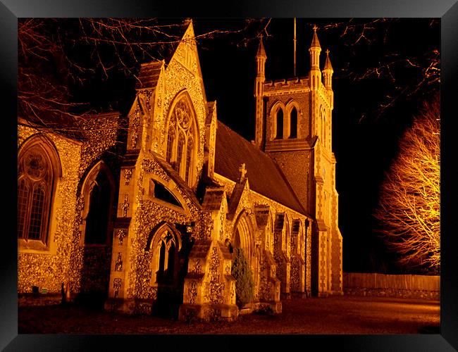 Trinity Church Framed Print by camera man