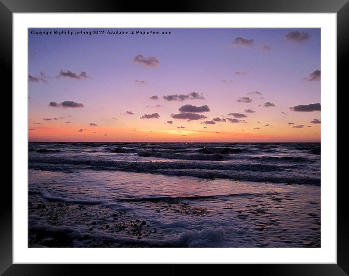 Morning Waves Framed Mounted Print by camera man
