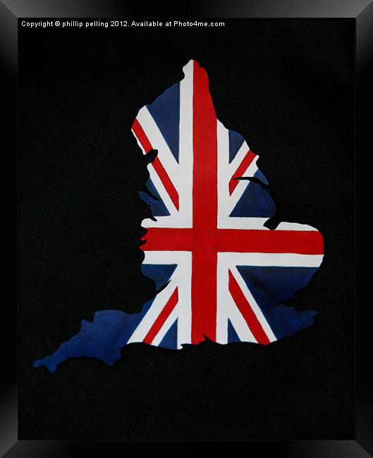 Flag on England Framed Print by camera man