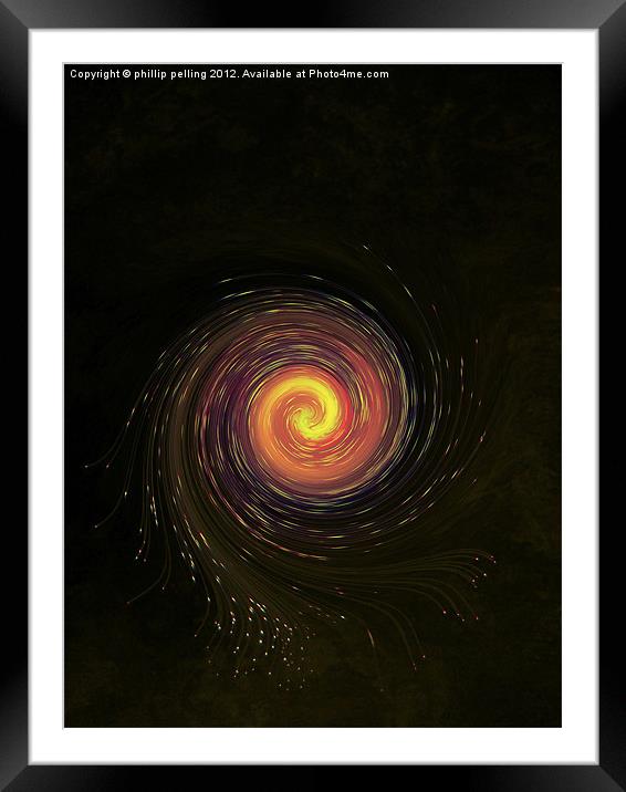 Worm Hole Framed Mounted Print by camera man