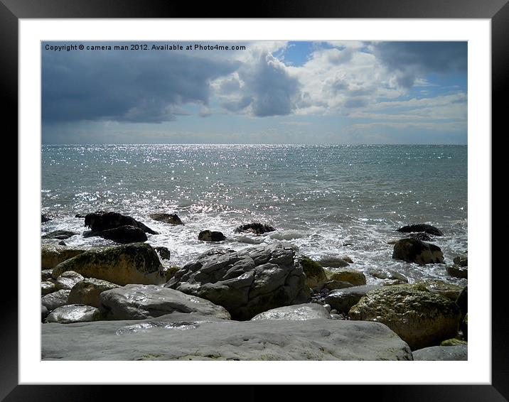 Seascape Framed Mounted Print by camera man