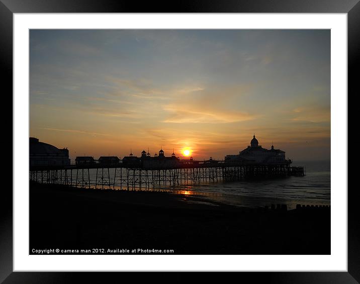 Eastbourne Dawn Framed Mounted Print by camera man