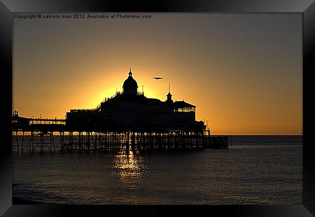 On Fire Framed Print by camera man