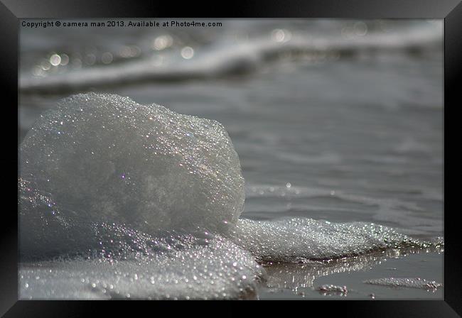 Tiny Bubbles Framed Print by camera man