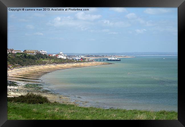 Eastbourne View Framed Print by camera man