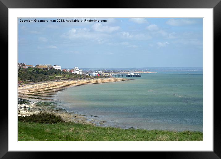 Eastbourne View Framed Mounted Print by camera man