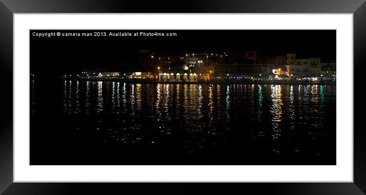 Old Town Lights Framed Mounted Print by camera man