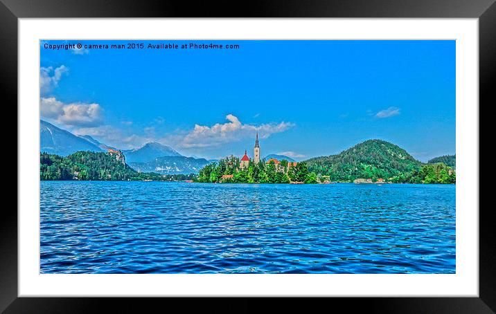  Lake Bled Framed Mounted Print by camera man