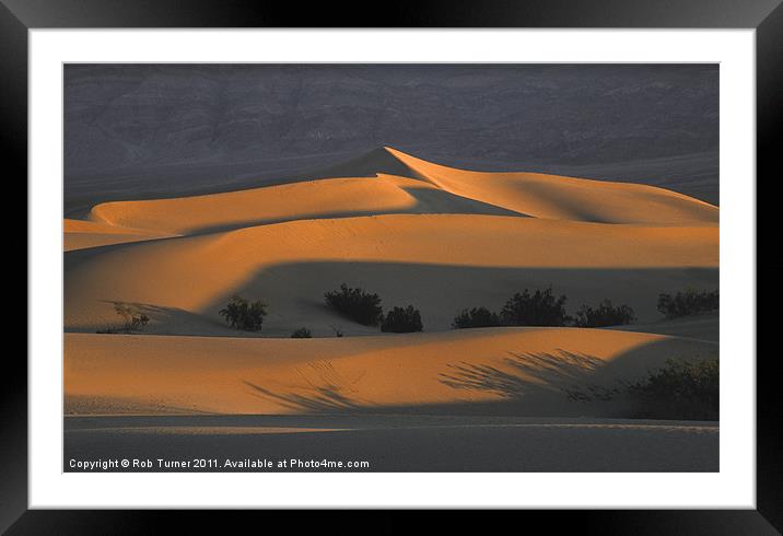 Death Valley Light Framed Mounted Print by Rob Turner