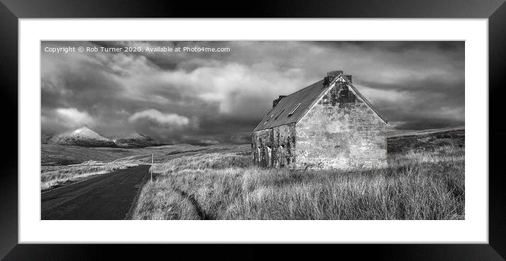 Desolation Road. Framed Mounted Print by Rob Turner