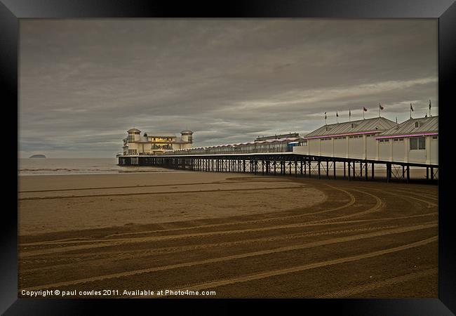 The sands of time Framed Print by paul cowles