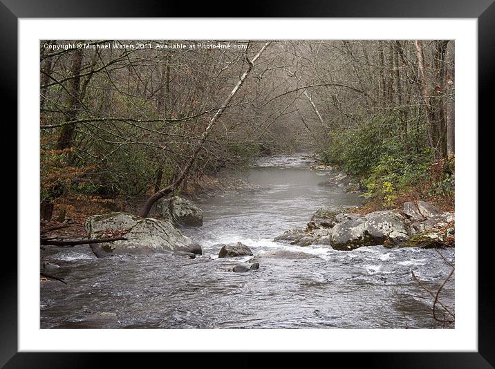 Rocky Rivers Framed Mounted Print by Michael Waters Photography