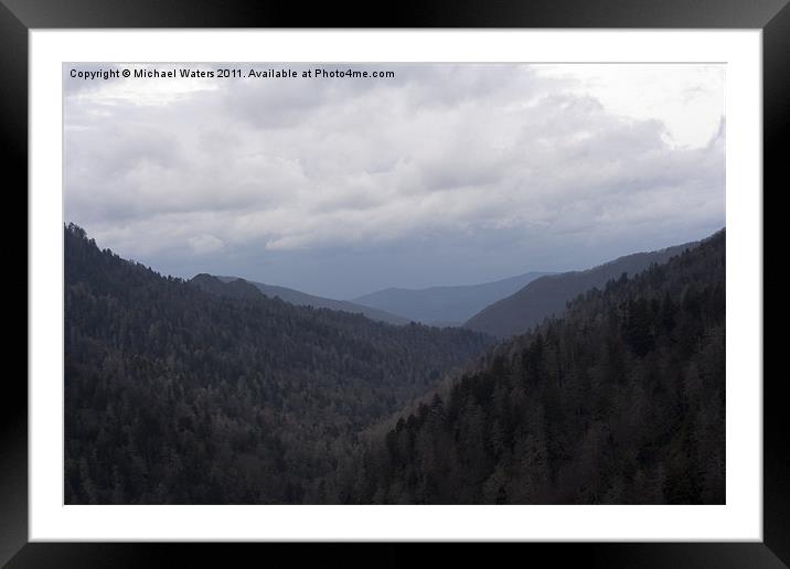 Mountain Scenery Framed Mounted Print by Michael Waters Photography