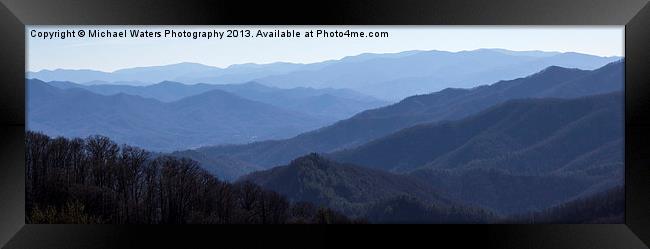 Majesty - Panoramic Framed Print by Michael Waters Photography