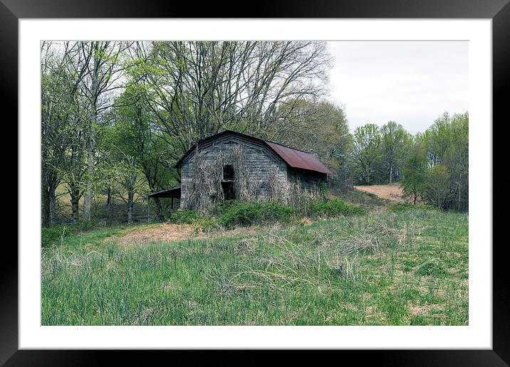 Country Barn Framed Mounted Print by Michael Waters Photography