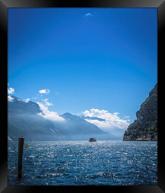  Lake Garda  Framed Print by Julian Bowdidge