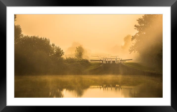 A Misty start Framed Mounted Print by Philip Male