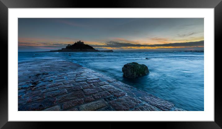 St Michael's Mount Framed Mounted Print by Philip Male