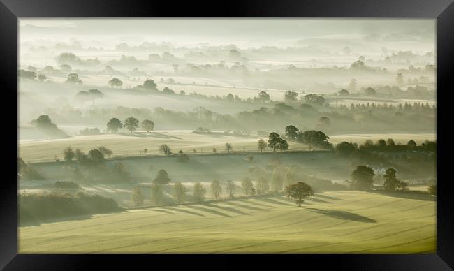 Layers Framed Print by Philip Male