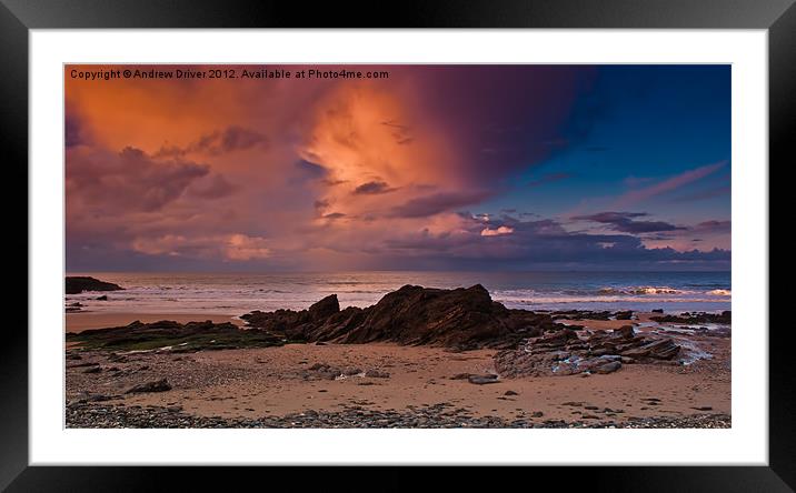 Beautiful Sky Framed Mounted Print by Andrew Driver
