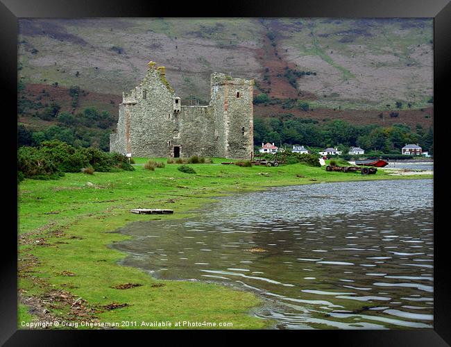 Castle Framed Print by Craig Cheeseman