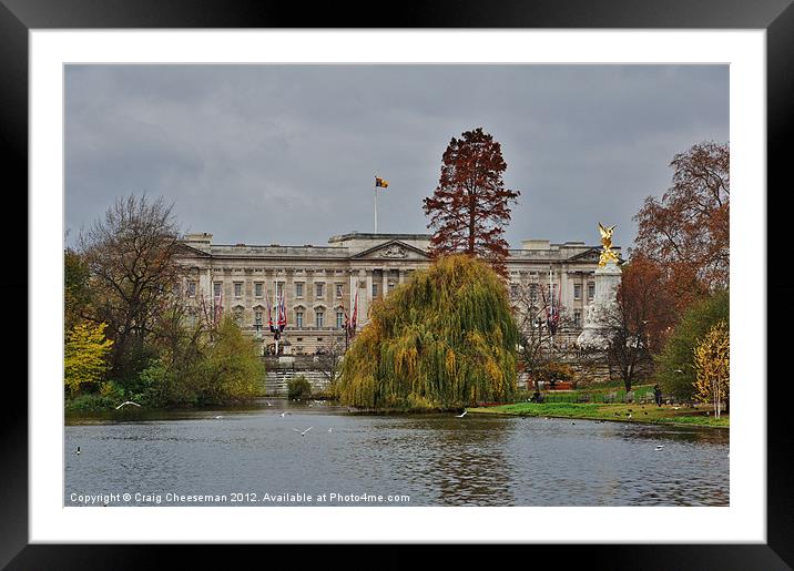Buckingham Palace Framed Mounted Print by Craig Cheeseman