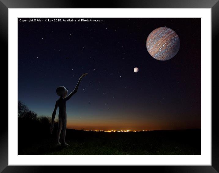  Reach for the Stars Framed Mounted Print by Alan Kirkby