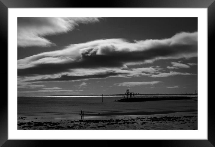 Newbiggin Harbour Framed Mounted Print by Alan Kirkby