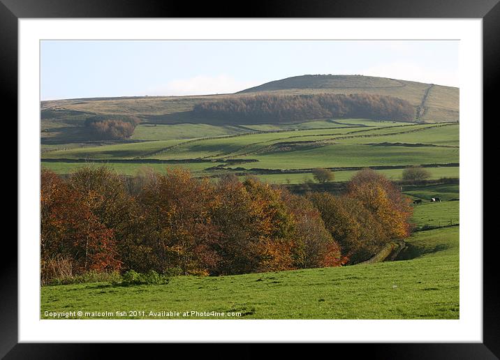 Nells pike Framed Mounted Print by malcolm fish