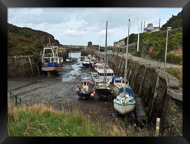 Amlwch Port Anglesey Framed Print by malcolm fish