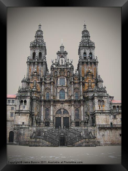 Cathedral of Santiago de Compostela Framed Print by Jasna Buncic