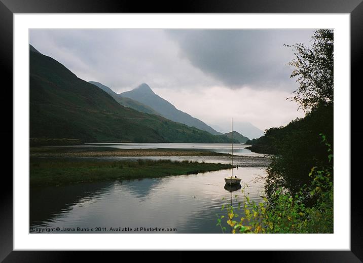 Loch Leven, Scotland Framed Mounted Print by Jasna Buncic