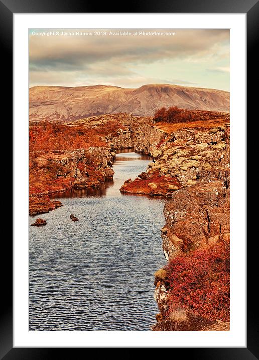 Autumn or Fall Framed Mounted Print by Jasna Buncic