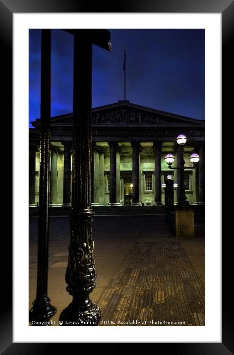 Night at the Museum Framed Mounted Print by Jasna Buncic