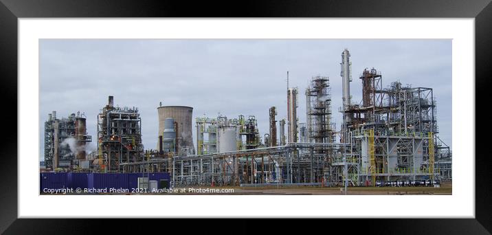 Industry Framed Mounted Print by Richard Phelan