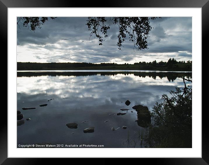 Loch Laide Framed Mounted Print by Steven Watson