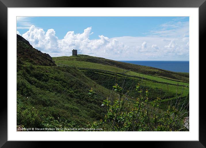 Watchtower Framed Mounted Print by Steven Watson