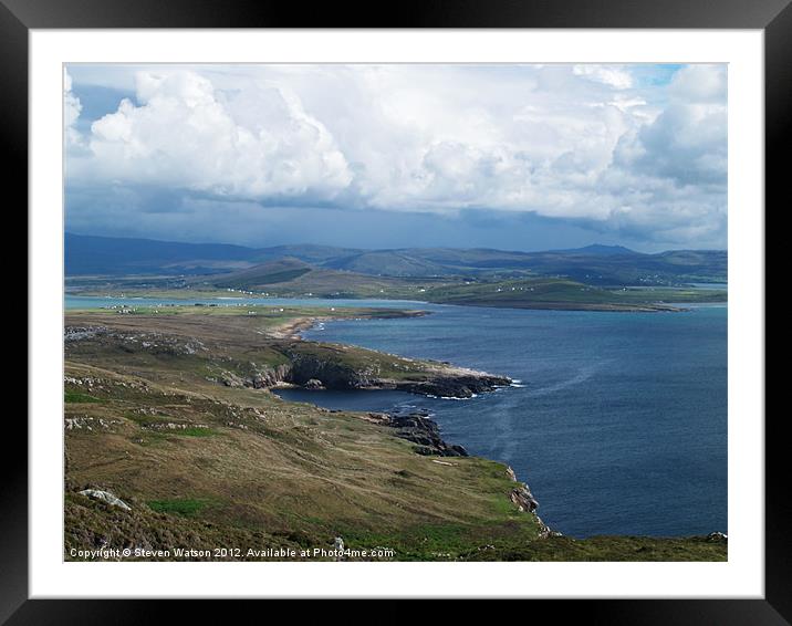 From Crohy Head Framed Mounted Print by Steven Watson