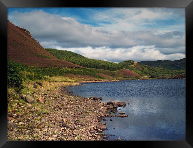 Loch nan Losgann Framed Print by Steven Watson