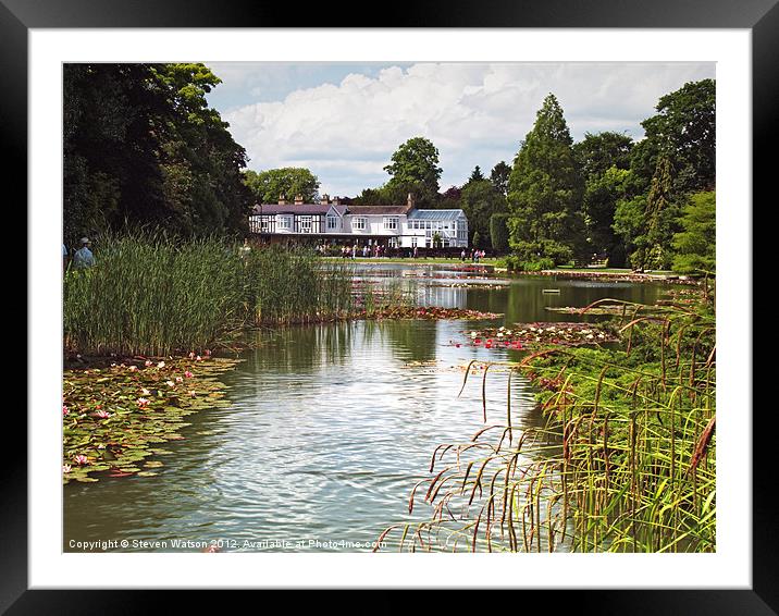 Burnby Hall Gardens Framed Mounted Print by Steven Watson